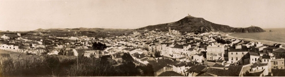 vista antigua de Blanes