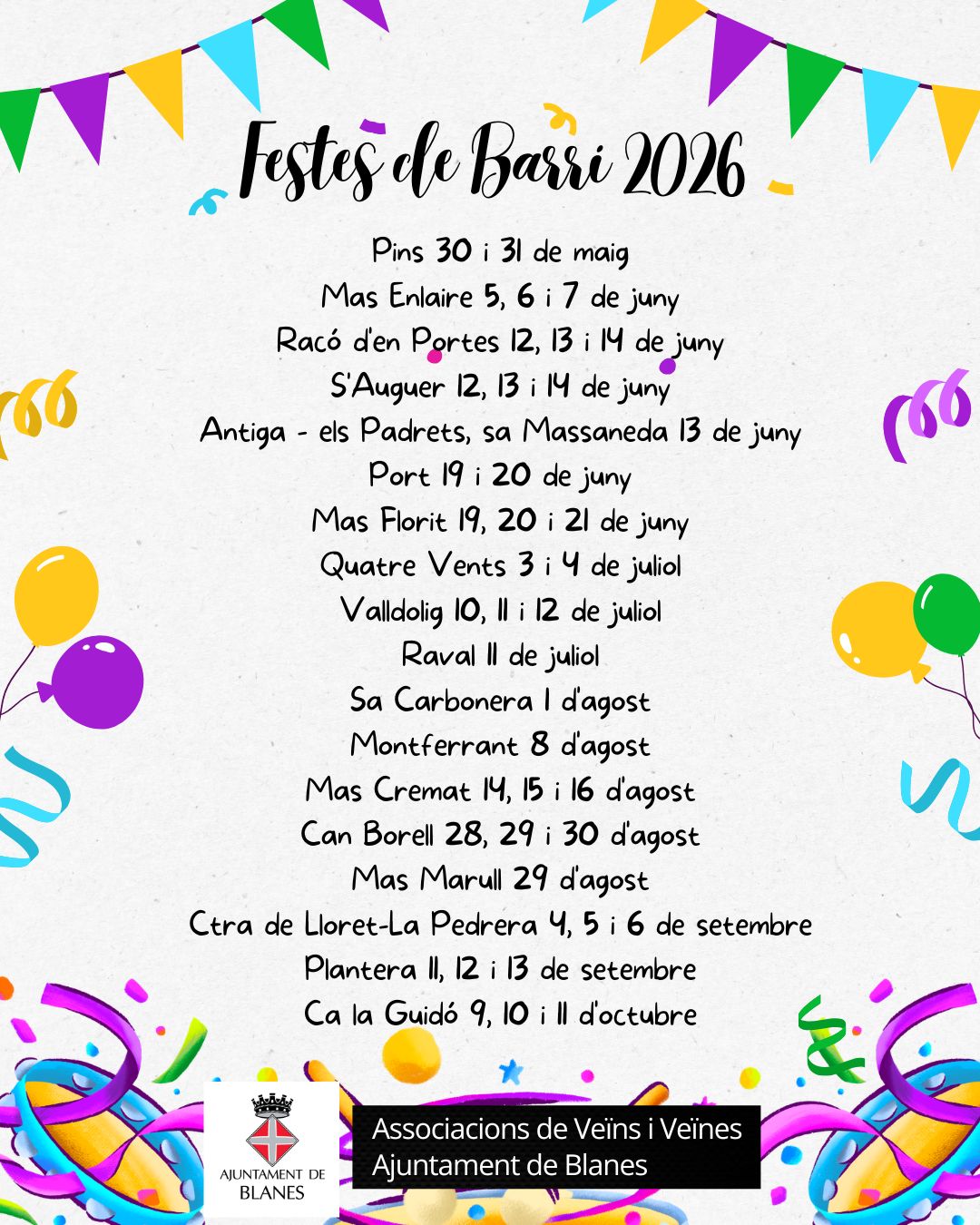 Cartell Fests de Barri