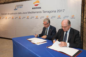 Tarragona 2017 firma un convenio con Repsol como patrocinador