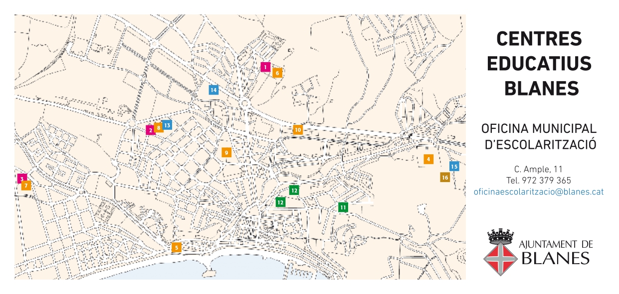 mapa centres
