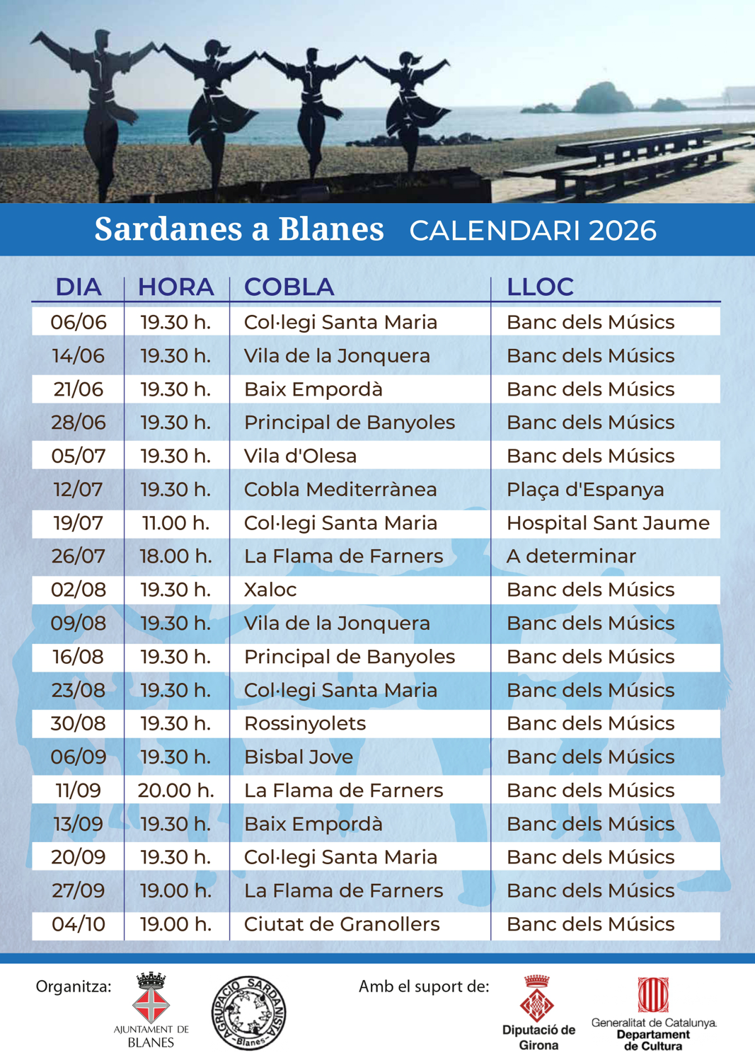 calendari sardanes 2026